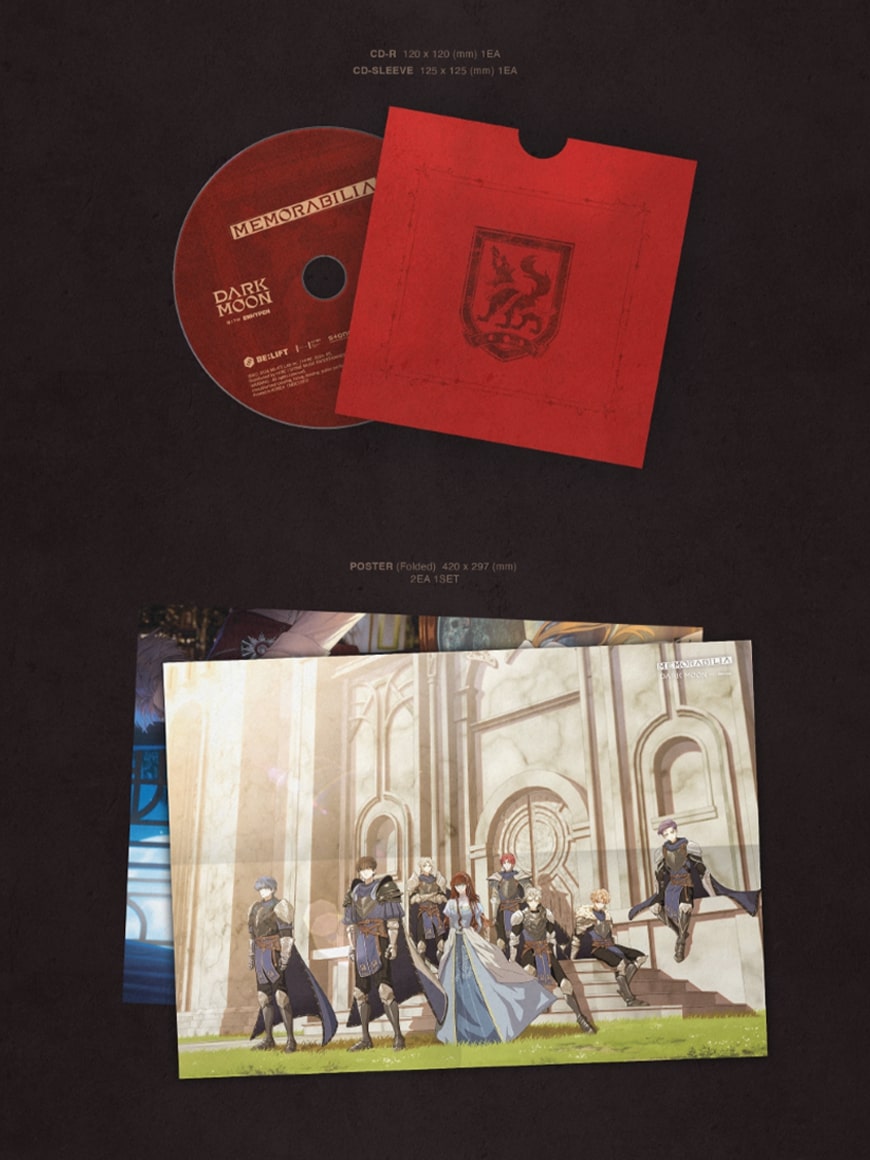 ENHYPEN - Memorabilia - Álbum especial Dark Moon (Vargr Ver.)
