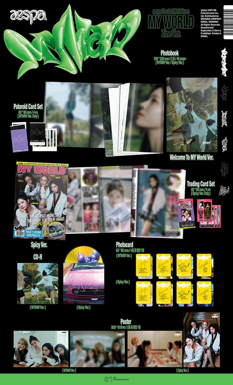 aespa - MY WORLD (3rd Mini-Album) Zine Ver. - Seoul-Mate