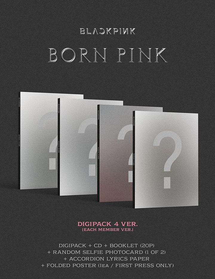 BLACKPINK - BORN PINK 2nd Album (Digipack Version) - Seoul-Mate