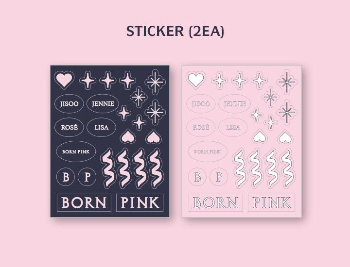 Blackpink - Polaroid Photo + Sticker Set - Seoul-Mate