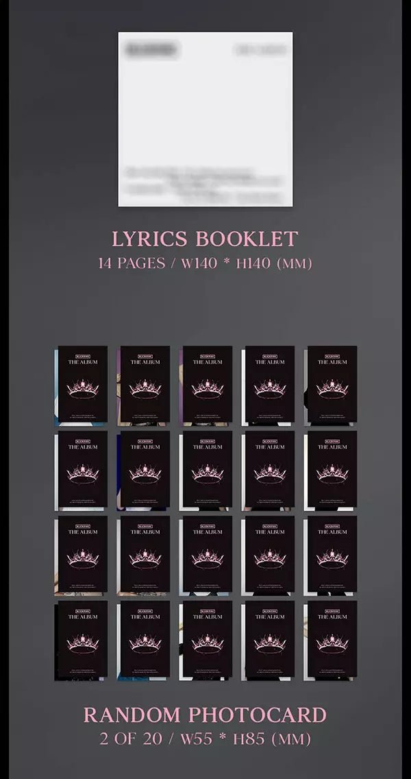 BLACKPINK - THE ALBUM (1st Full Studio-Album) - Seoul-Mate