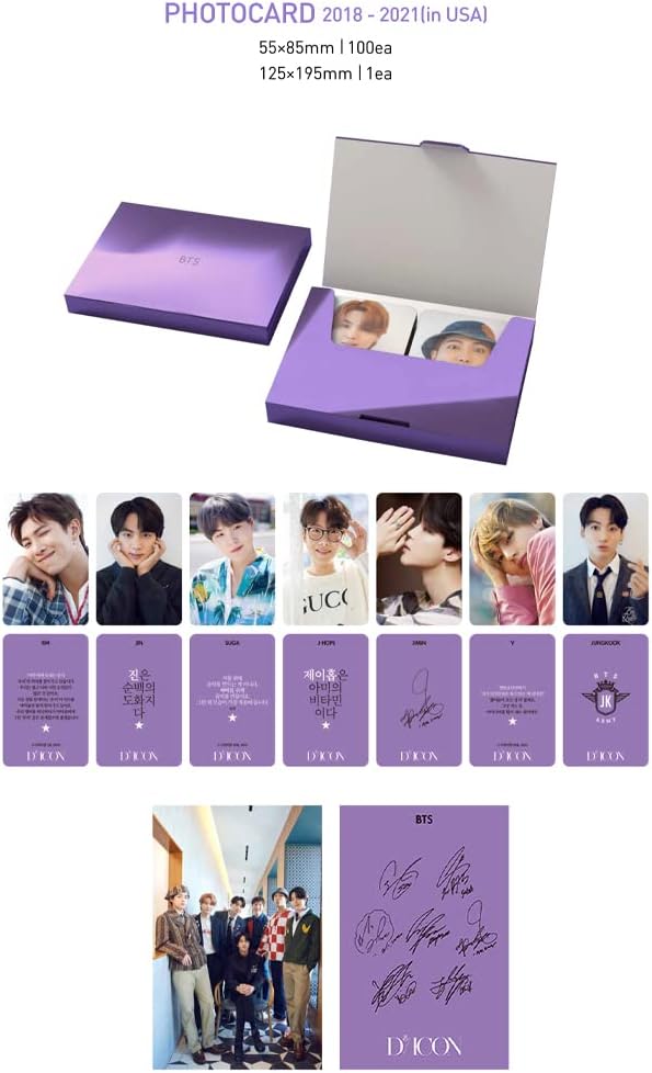 BTS DICON Photocard 101: Custom Book Behind BTS Since 2018 - Seoul-Mate