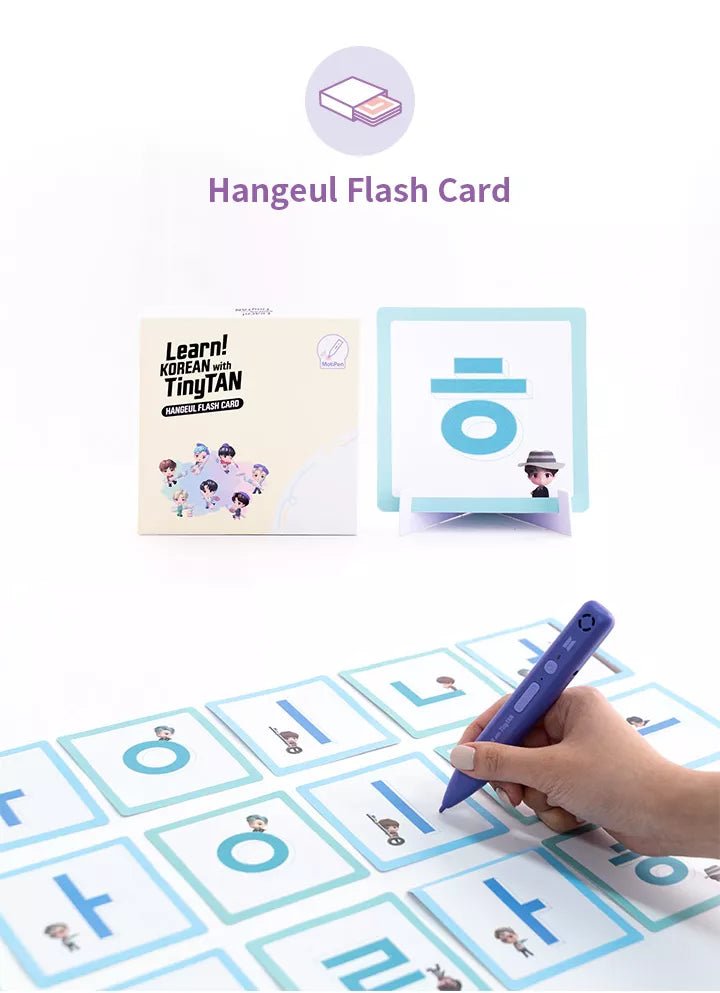 BTS - Learn! Korean with TinyTan (Bücher-Set + MotiPen) - Seoul-Mate