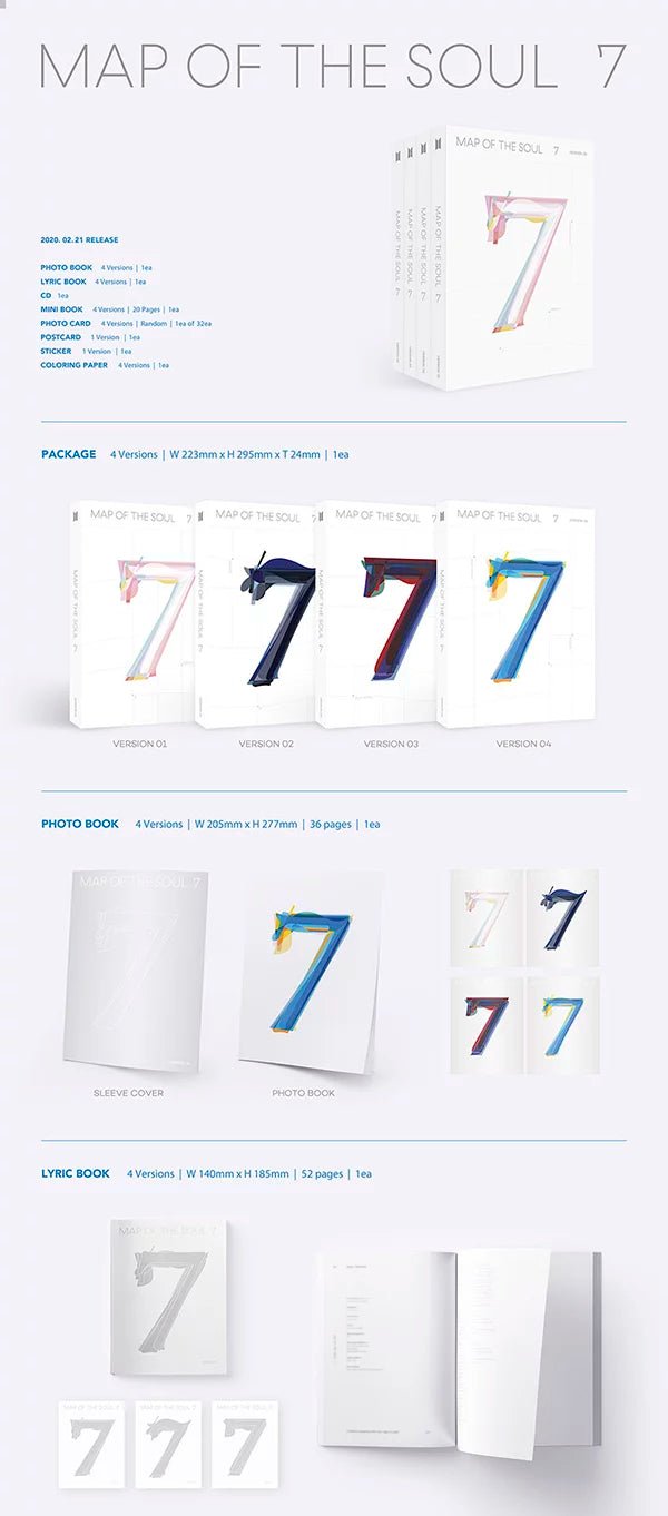 BTS - Map of the Soul: 7 (4th Studio-Album) - Seoul-Mate