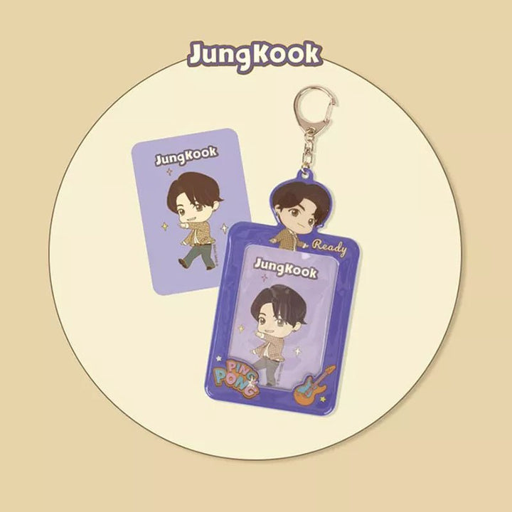 BTS - TinyTan Dynamite Photocard Key Holder Jung Kook