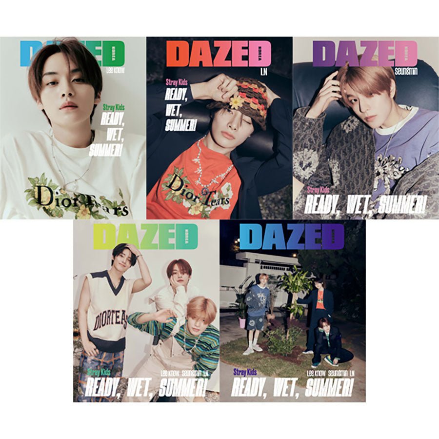 Dazed & Confused Korea Zeitschrift 07.2023: Stray Kids Cover - Seoul-Mate