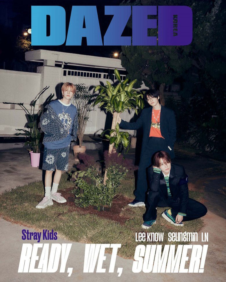 Dazed & Confused Korea Zeitschrift 07.2023: Stray Kids Cover - Seoul-Mate