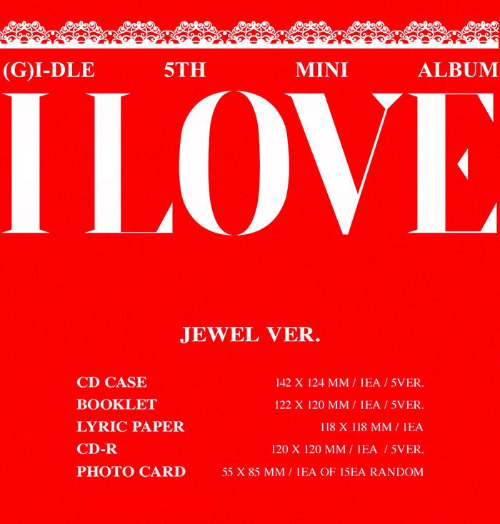 (G)I-DLE - I LOVE (5th Mini-Album) (Jewel Ver.) - Seoul-Mate