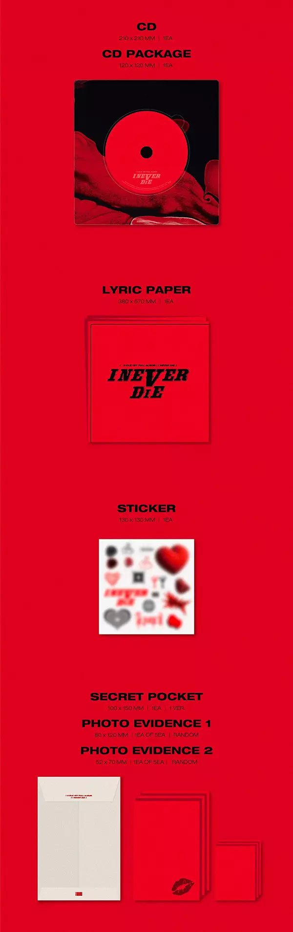 (G)I-DLE - I NEVER DIE (1st Full Album) - Seoul-Mate