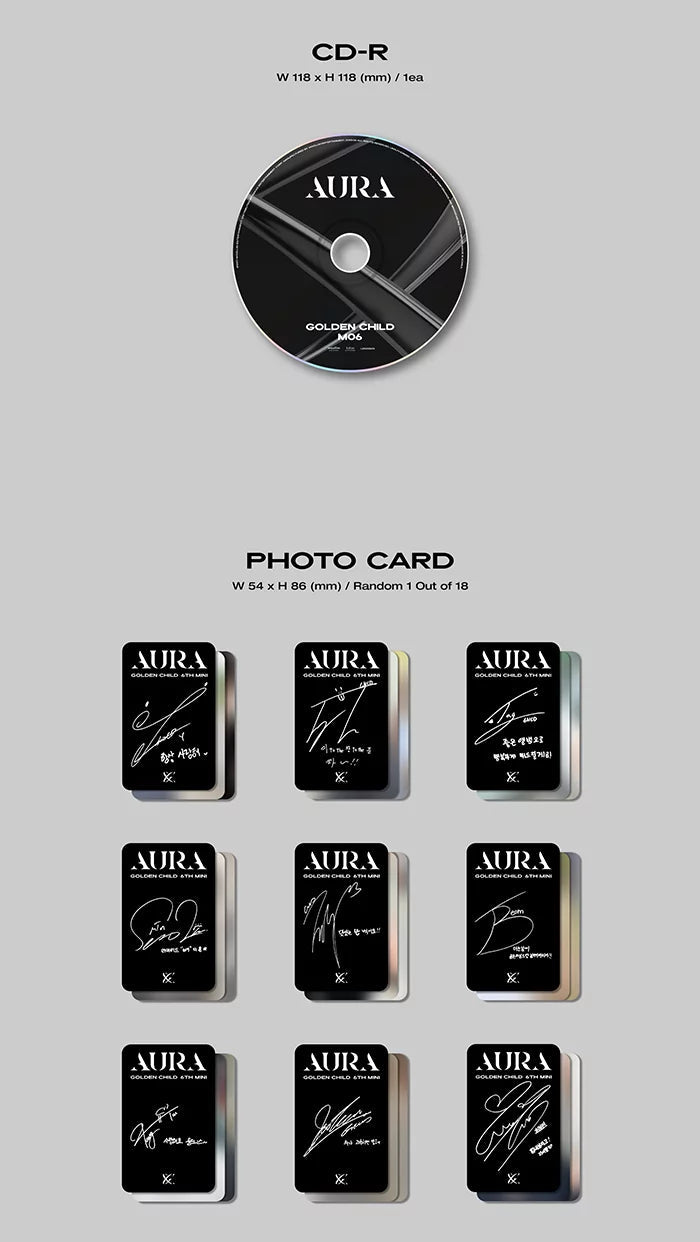 GOLDEN CHILD - AURA Compact Ver. (6th Mini-Album)