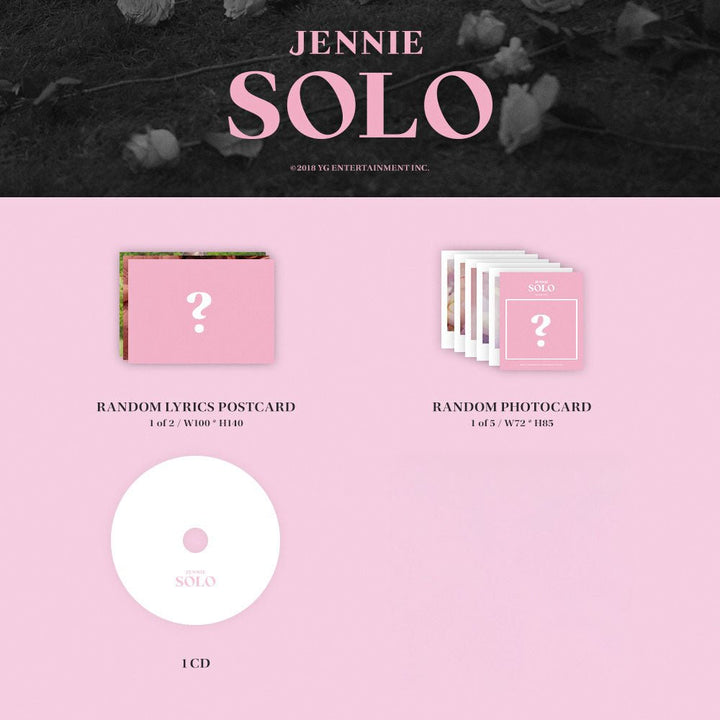 JENNIE (BLACKPINK) - SOLO (1st Single-Album) - Seoul-Mate