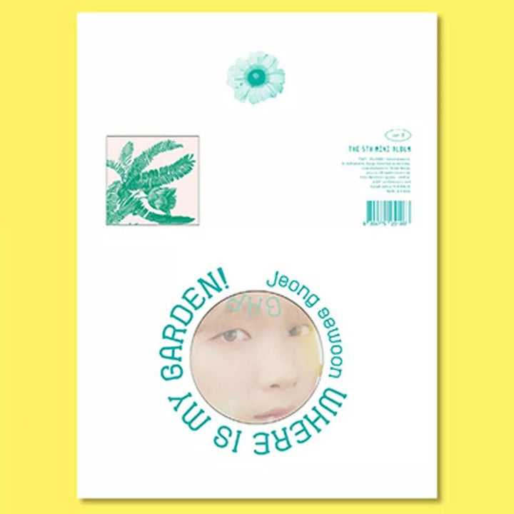 JEONG SE WOON - Where is my Garden! (5th Mini-Album) Version 3