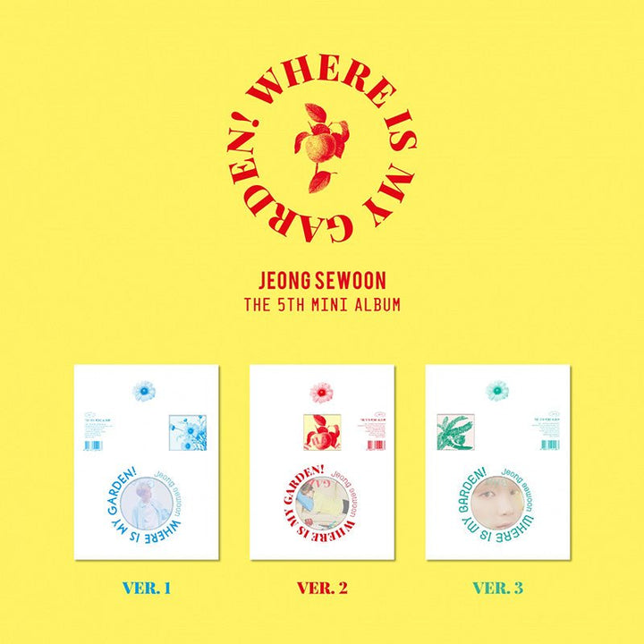 JEONG SE WOON - Where is my Garden! (5th Mini-Album)