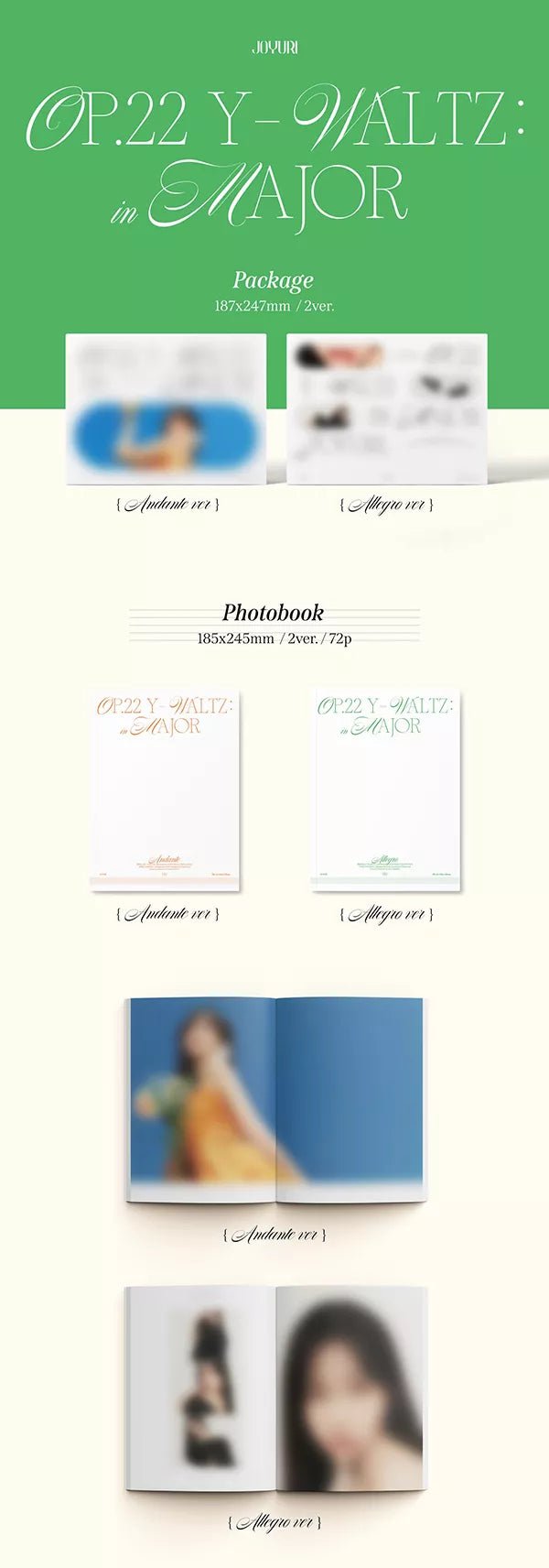 JOYURI - Op. 22 Y-Waltz: in Major (1st Mini-Album)