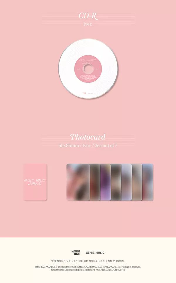 JOYURI - Op. 22 Y-Waltz: in Major Jewel Case Ver. (1st Mini-Album)