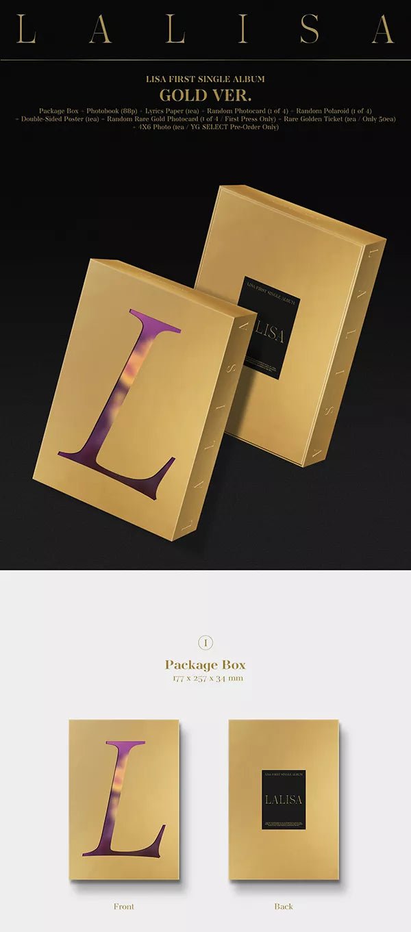 Lisa - LALISA (1st Single Album) - Seoul-Mate