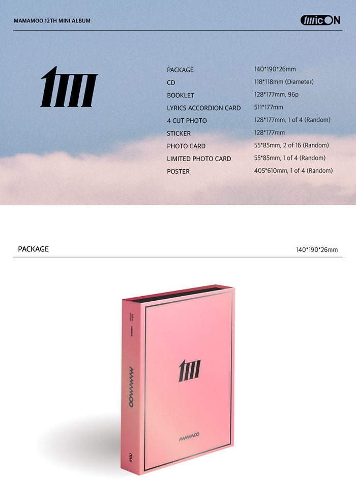 MAMAMOO - MIC ON (12th Mini-Album) (Main Ver.) - Seoul-Mate