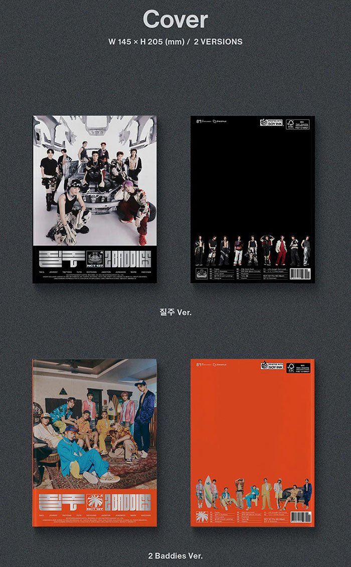 NCT 127 - 2 Baddies (질주) Photobook Ver. (4th Studio-Album) - Seoul-Mate