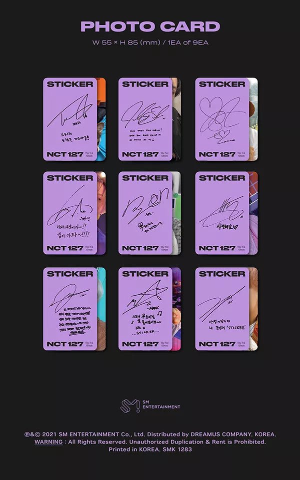 NCT 127 - STICKER (3rd Studio-Album) - Seoul-Mate