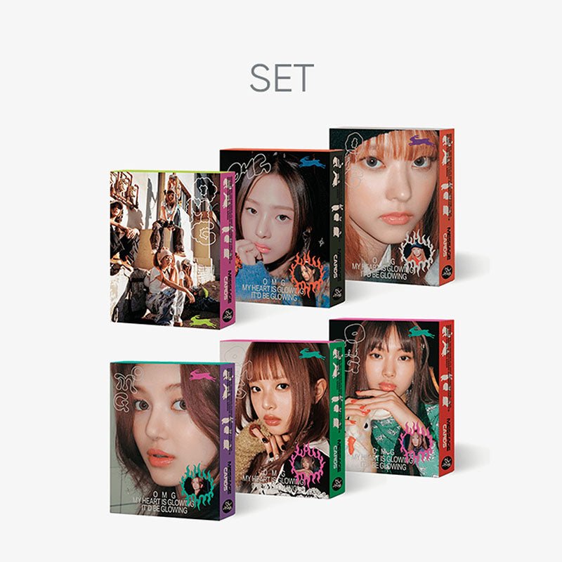 NEWJEANS - OMG (Message Card Ver.) (6 Alben-Set) - Seoul-Mate