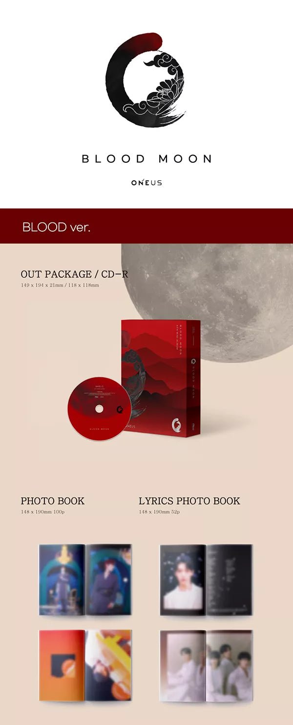 ONEUS – Blood Moon (6th Mini Album) Blood Version#version_blood