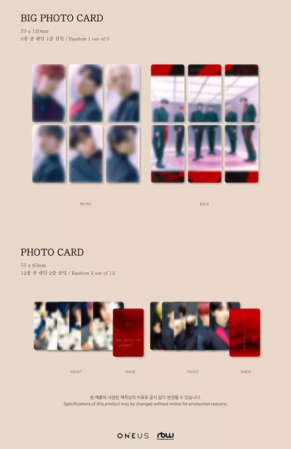 ONEUS – Blood Moon (6th Mini Album) Blood Version#version_blood
