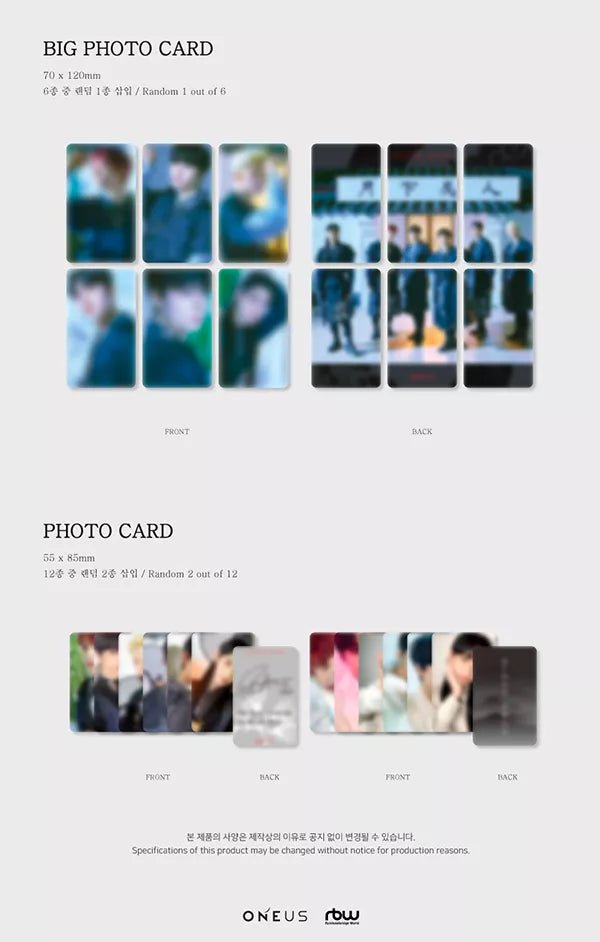 ONEUS – Blood Moon (6th Mini Album) Grey Version#version_grey