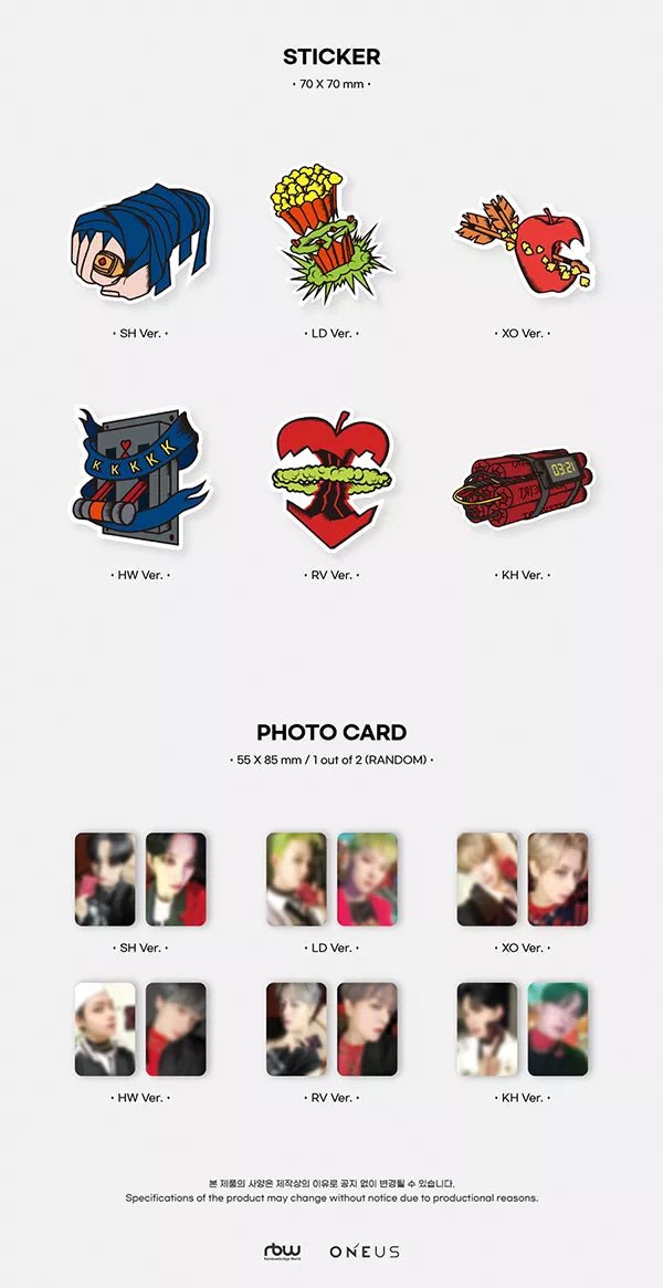 ONEUS - Trickster Digipack Ver. (7th Mini-Album)