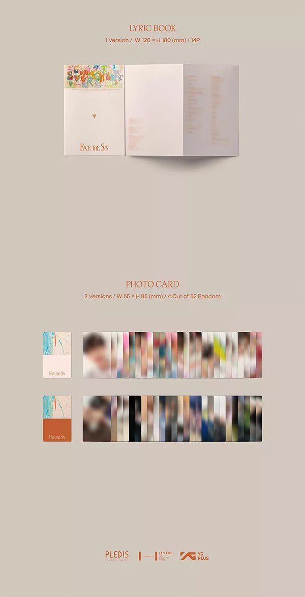 SEVENTEEN - Face The Sun Random CARAT Ver. (4th Full Album)