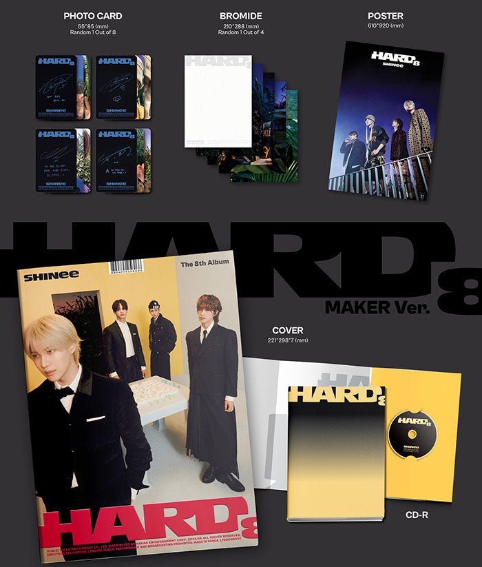 SHINee - HARD (8th Album) Photobook Ver. - Seoul-Mate