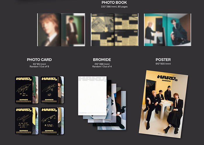SHINee - HARD (8th Album) Photobook Ver. - Seoul-Mate