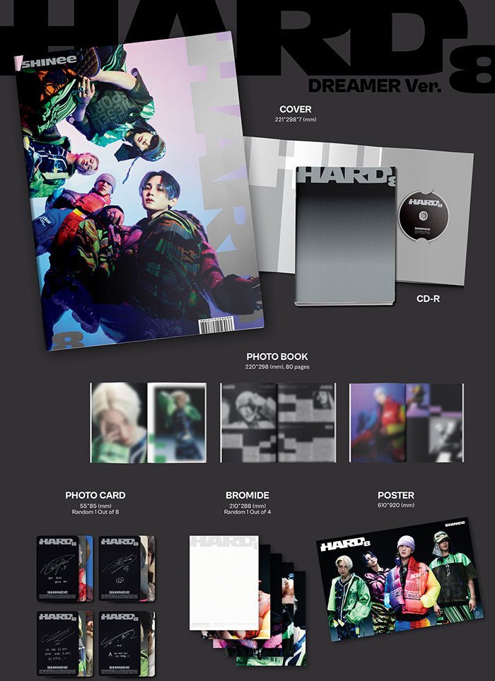 SHINee - HARD (8th Album) Photobook Ver. - Seoul-Mate