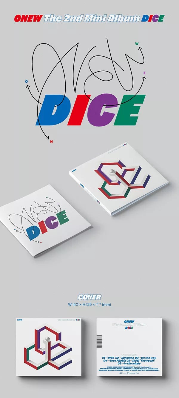 Shinee ONEW - DICE (2nd Mini-Album)#version_digipack