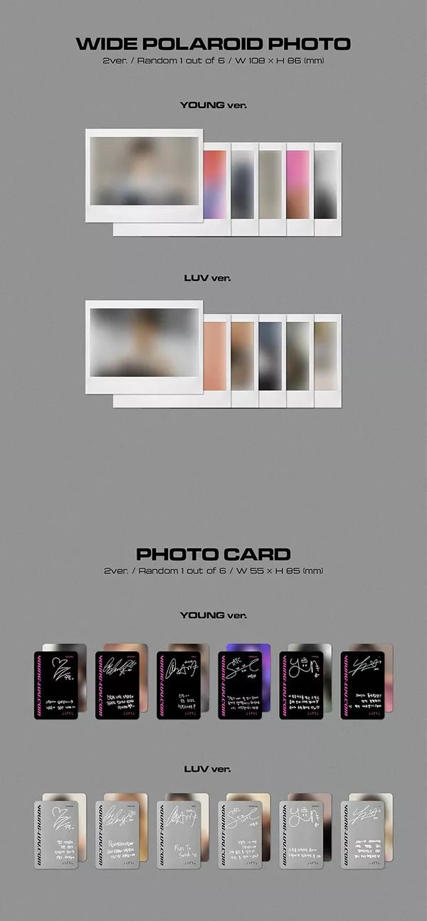 STAYC - YOUNG-LUV.COM (2nd Mini-Album)#version_luv-ver-schwarz