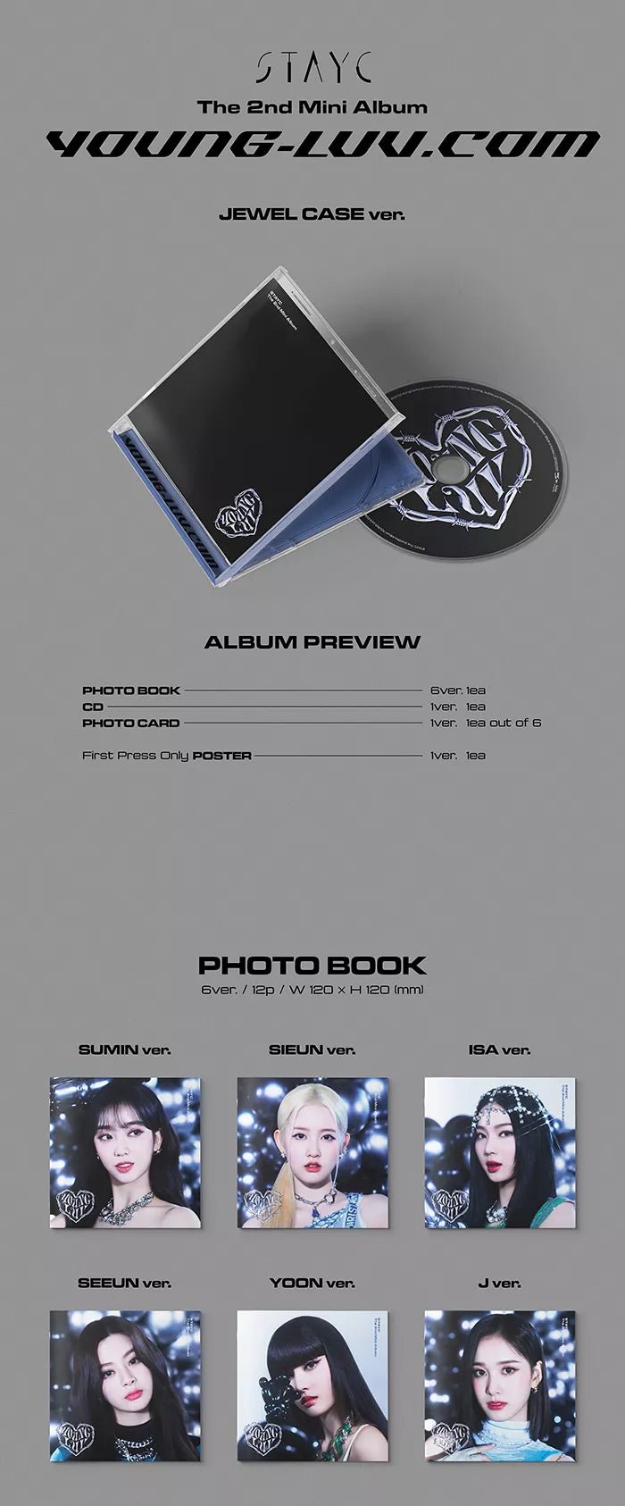STAYC - YOUNG-LUV.COM (2nd Mini-Album)#version_jewel-case-ver