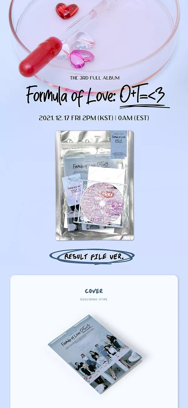 Twice - Formula of Love: O+T=<3 (Result File Ver.) - Seoul-Mate