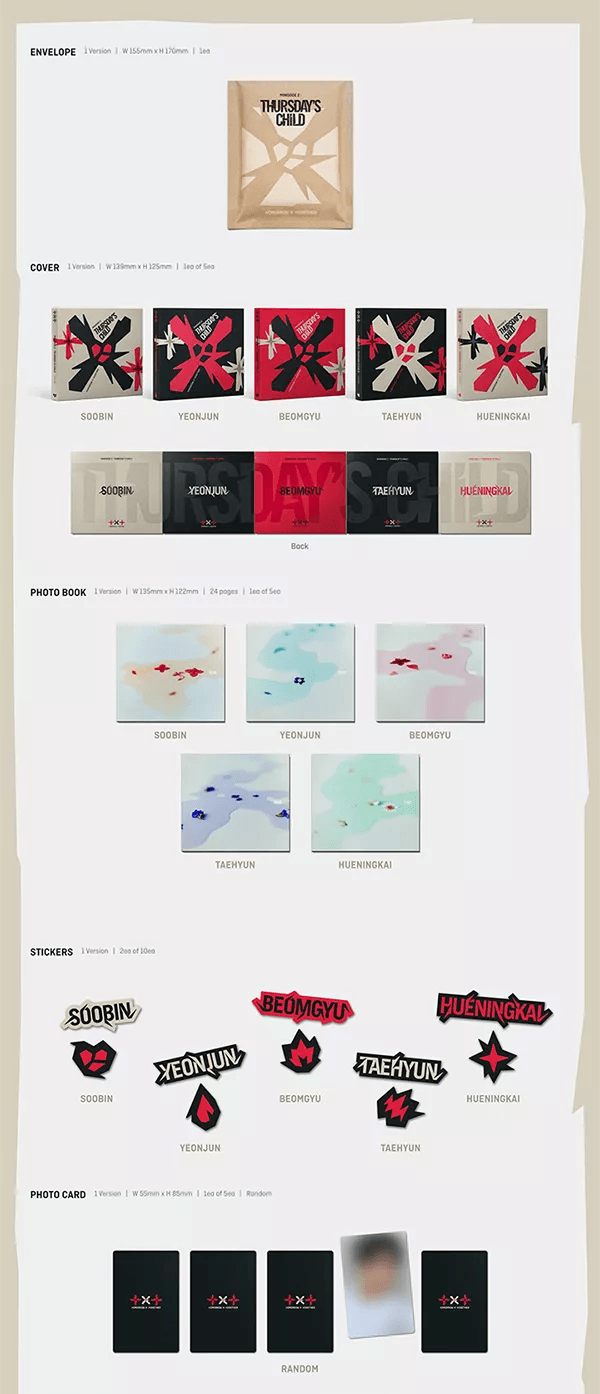 TXT (Tomorrow x Together) - minisode 2: Thursday's Child TEAR ver. (4th Mini-Album) - Seoul-Mate