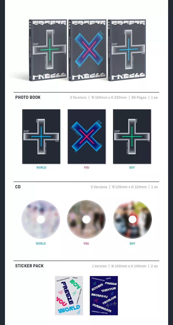 TXT (Tomorrow x Together) - The Chaos Chapter: Freeze (2nd Studio-Album) - Seoul-Mate