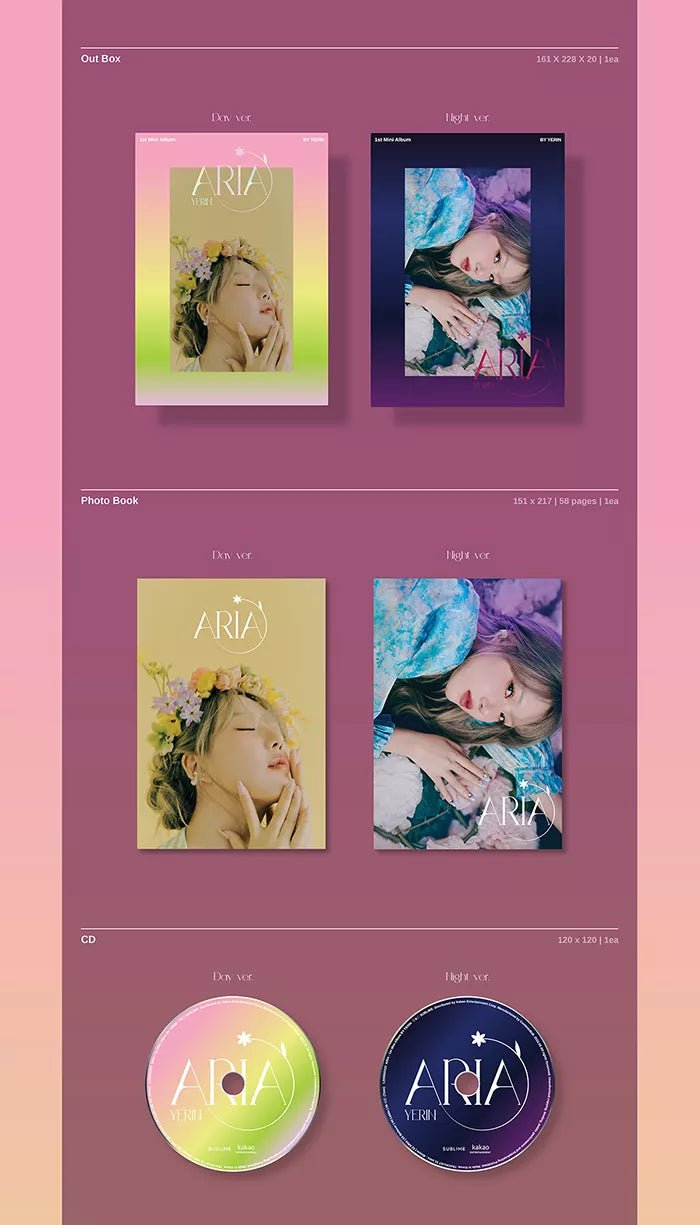 YERIN - ARIA (1st Mini-Album) - Seoul-Mate