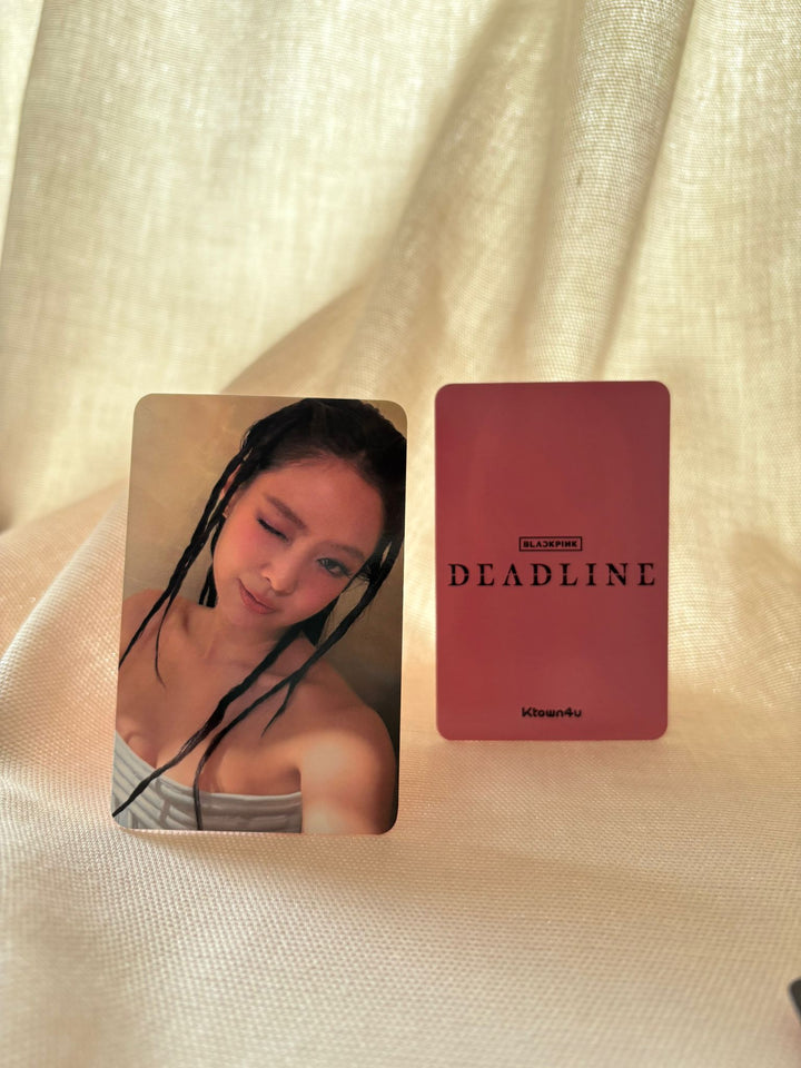 BLACKPINK - DEADLINE Ktown4u Fotokarte Photocard (Pink Ver.)