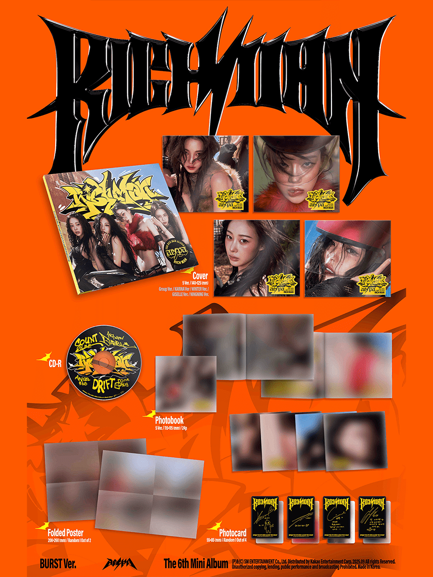 aespa - Rich Man - 6th Mini Album (BURST Ver.) - SeoulMate