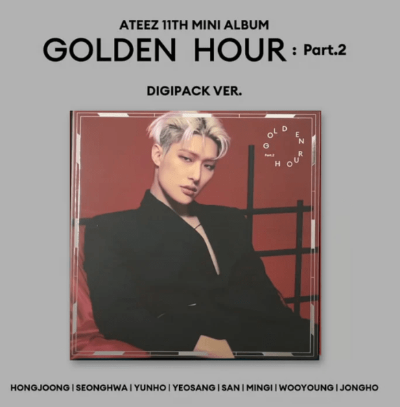 ATEEZ - GOLDEN HOUR : Part.2 Digipack Ver. (11th Mini Album) - SeoulMate