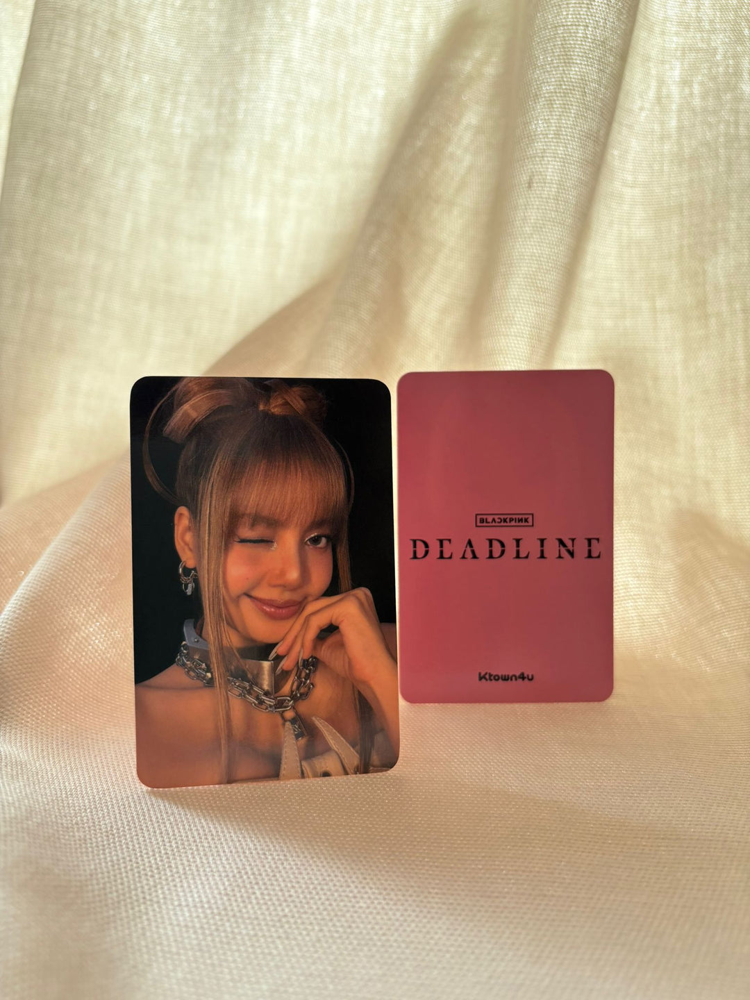 BLACKPINK - DEADLINE Ktown4u Fotokarte Photocard (Pink Ver.) - SeoulMate