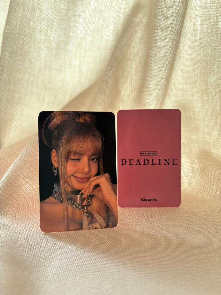 BLACKPINK - DEADLINE Ktown4u Fotokarte Photocard (Pink Ver.) - SeoulMate
