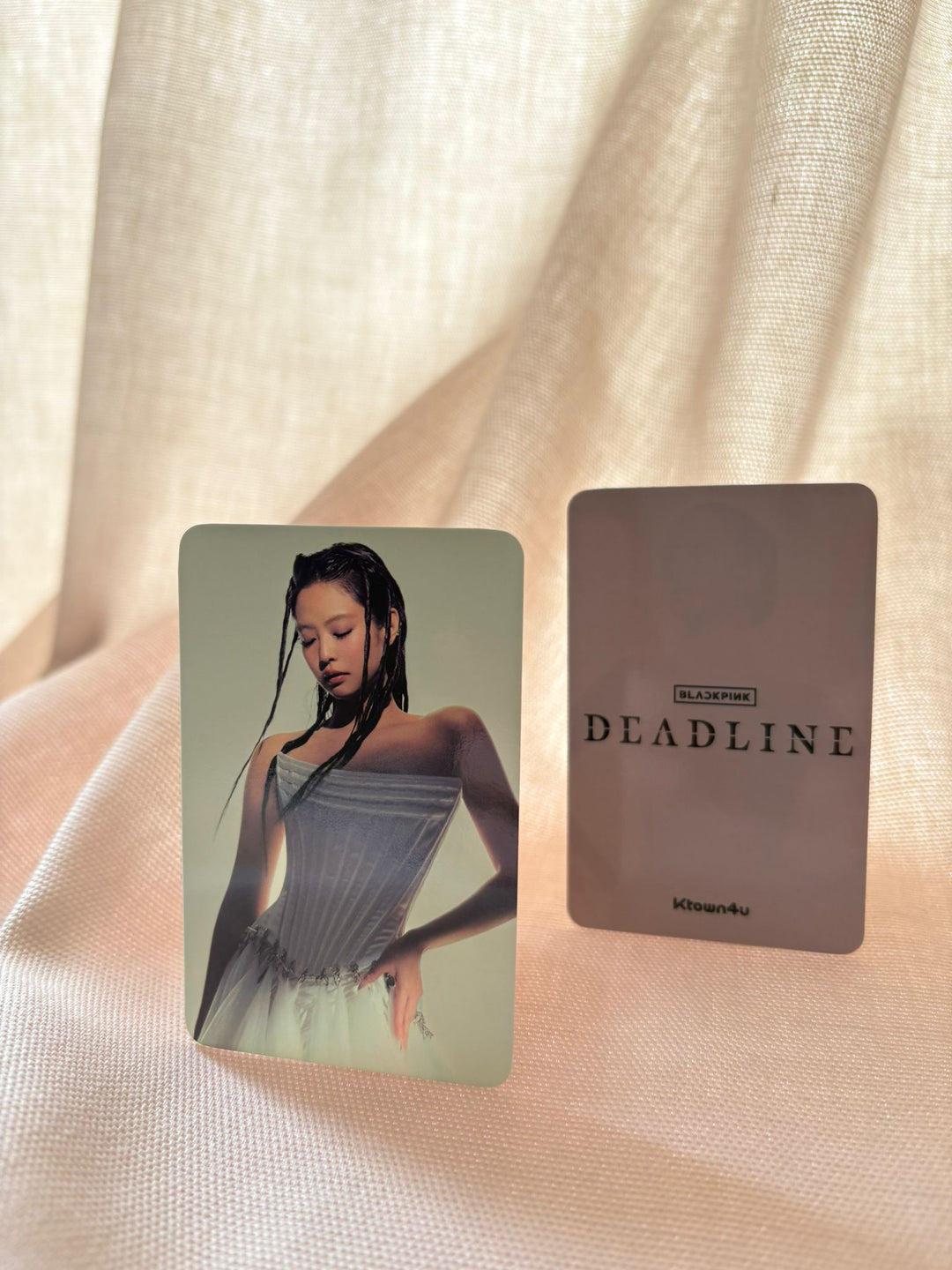 BLACKPINK - DEADLINE Ktown4u Fotokarte Photocard (Silver Ver.) - SeoulMate