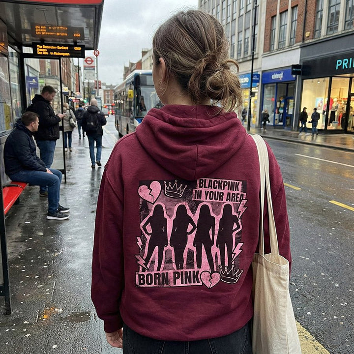 Blackpink Fan Hoodie - In Your Area Kapuzenpullover - SeoulMate