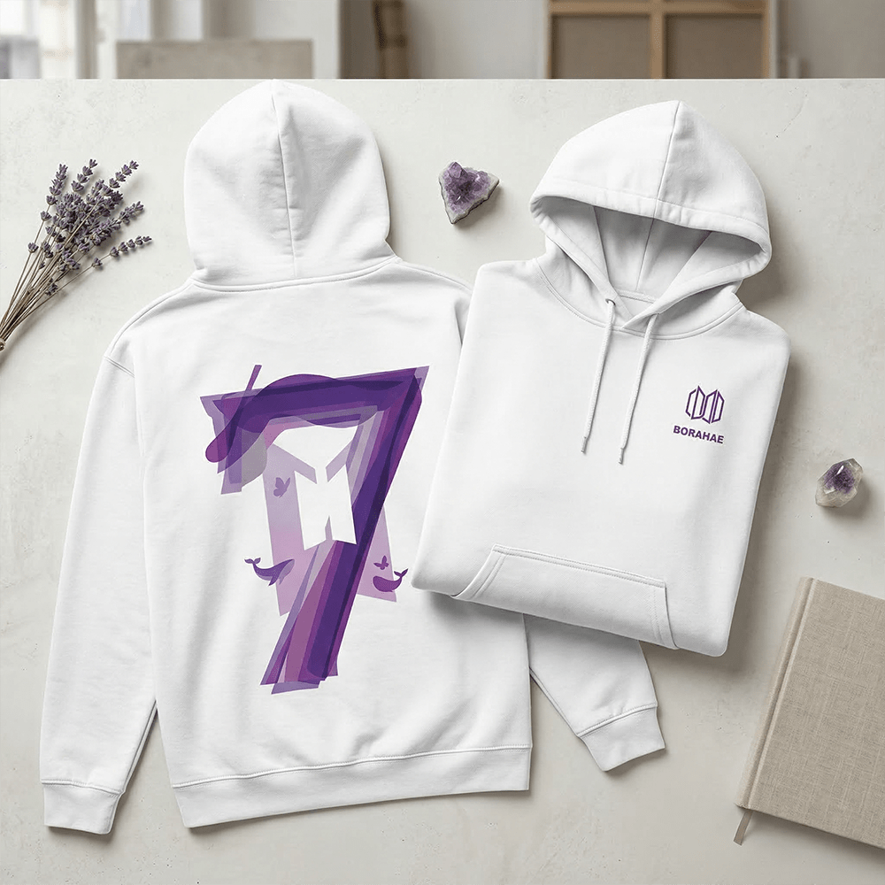 BTS Borahae "7" Hoodie – I Purple You Army Pullover - SeoulMate