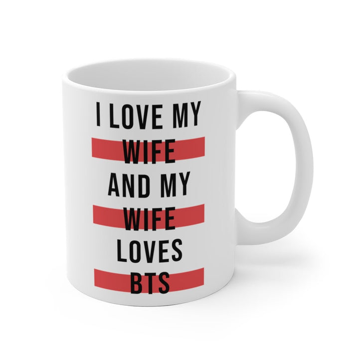 BTS - «I Love My Wife and My Wife Loves BTS» Arirang Era Tasse - SeoulMate