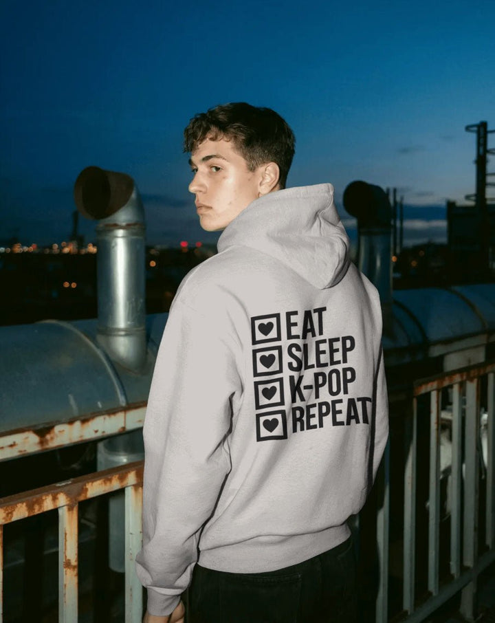 Eat, Sleep, K - Pop, Repeat - Hoodie - Unisex Kapuzenpullover für K - Pop - Fans - SeoulMate