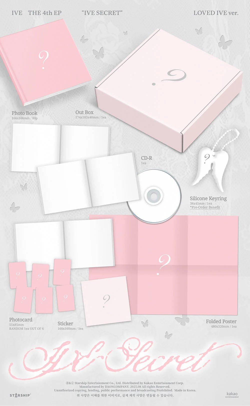IVE - IVE SECRET (4th EP Album) (Limited Loved Ive Ver.) - SeoulMate